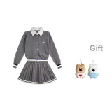 Серый комплект из двух частей