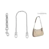 Серебряный нос свиньи, удлинительная цепь + декоративная цепь, 40 см