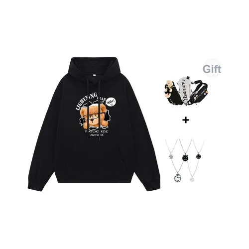 LIGHTNING BEAR Мультяшный свитшот унисекс