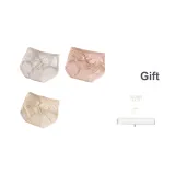 3B Вишневый цветок Розовый + Груша Кожа + Серебряный