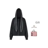 Серый, в комплекте с заколкой-крабиком и эксклюзивной сумкой для покупок