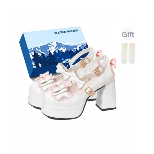 Fawn Miri Грубый каблук Туфли Мэри Джейн Женские