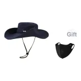 Темно-синий кепка Гора + подарки с маской для лица