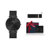 С подарками DW Классический ремень - Призрачный ночной черный