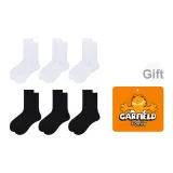 6 пар (Белый 3, Черный 3)