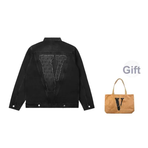 VLONE Big Logo Series Унисекс Джинсовые Куртки