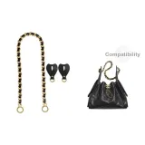 Two-piece Crossbody Set [Modified Buckle + Gold Chain 80cm]  
Два-компонентный через плечо комплект [модифицированная пряжка + золотая цепь 80 см]