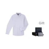 Темно-синий, белые полосы, 0A8, подарочный