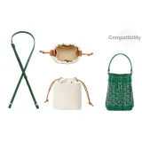 [Зеленый 2-Предметный Комплект Цвет] Хлопковая Ткань Подкладка + Зеленый Плечевой Ремень