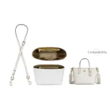 Белый через плечо, плечевой ремень + бумага DuPont, подкладка