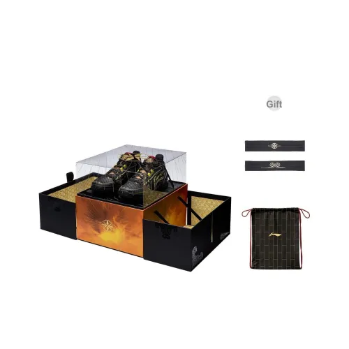 Blade 6 Подкладка Амортизация Устойчивость к истиранию Дышащий Низкий Топ Баскетбольные кроссовки Мужской Черный Золотой