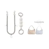 [Серебряный] Pearl Удлинительная цепь 15 см + Декоративная цепь 45 см