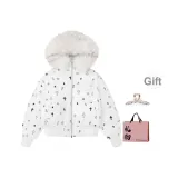 Белый, в комплекте с заколкой-крабиком и эксклюзивной сумкой для покупок