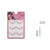 07 Многоцветные нижние ресницы - три пары [включает клей и щипцы]