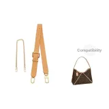 (Пчелиный воск) [Набор из 2 частей] Трубы Декоративная цепочка + Подмышечный плечевой ремень - Сумка среднего размера