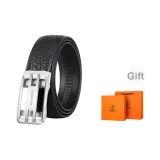 Чёрный с серебряной застёжкой