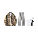 Комплект (Буни Медведь + Светло-Синие Джинсы) с бесплатной футболкой