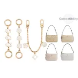 Белый трехпредметный комплект [C-образный + Камелия + Камелия декоративная цепь 30 см]