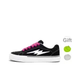 Черный (Розовый шнурки) (Включает 1 упаковку белых шнурков и 1 упаковку зеленых шнурков)