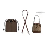 24 Коровья кожа Сумка-ведро Коричневый 1,1 см Ширина тела без рисунка Ткань плетение Серебряная пряжка 90-120 см + Коричневый Нейлоновая подкладка