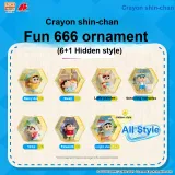 Карандашный Шин-чан Transformation Коллекция Ожерелье *1 + Six Six Six Коллекция Ожерелье *1 (Случайный стиль)