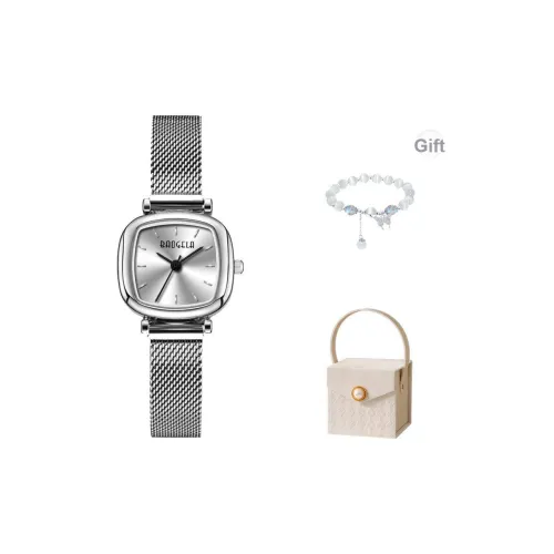 BAOGELA Кварцевый механизм сплав ремешок женские часы черный циферблат