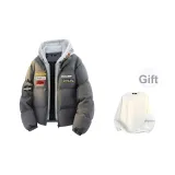 Темно-серый (вышитая шляпа) в комплекте с круглым вырезом свитшота