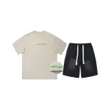 Комплект (Хаки топ + дымчато-серые штаны)