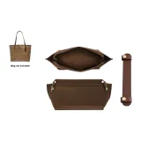 [Новый Улучшенный] Коричневый Плечевой наушник для снятия давления + Коричневый с молнией противоскользящий вкладыш