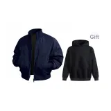 Темно-синий топ [в комплекте с черным худи]