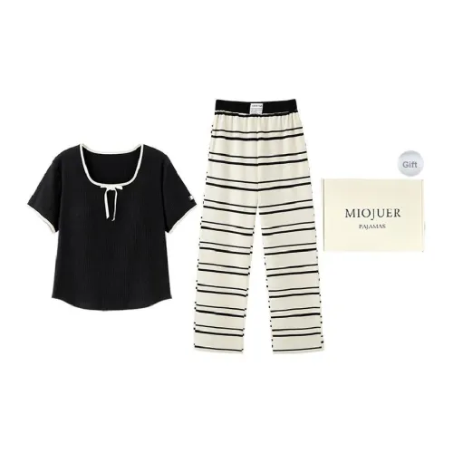 MIOJUER Пижамный комплект женский Gift Box Set черный