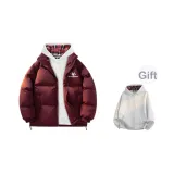 Бордовый (с клетчатым внутренним слоем, свитшот)