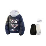 Темно-синий синий (вышитая шляпа) в комплекте с круглым вырезом свитшот