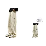 Хаки+1602 Хаки Повседневные брюки [Покупка с скидкой 19 юаней, свяжитесь со службой поддержки клиентов для разных размеров]