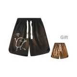 Чёрный (в комплекте с кофейными шортами)