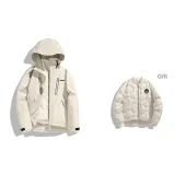 Айвори Белый (с экрю хлопковый пуховик подкладка)