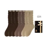 Коричневый *3, Красно-коричневый *2, Хаки *2, Носки без пальцев (7 упаковок)