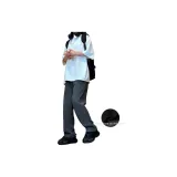 Серый с флисовой подкладкой