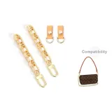 Удлинительная цепь (Две упаковки) + Светлая, износостойкая застежка