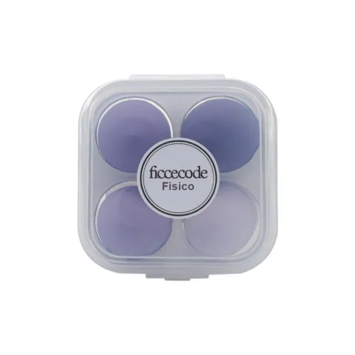 FicceCode Фиолетовый Boxed Макияж Губка Легко наносится и Мягкий Четырехкомпонентный Набор