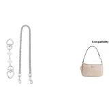 Белый четырехлистный клевер, удлинительная цепь + белая длинная цепь