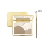 [Холодный Тон Кожи Совместимость] 01 Холодная Луна Палетка + Бесплатная Щетка для Тени