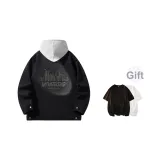 Washed Black with Hood-K717 (В комплекте с футболкой)