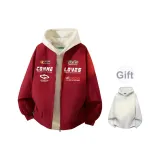 Бордовый (1099 Термический хлопковый пуховик, Бесплатно Белый Фотиния Серый Свитшот)