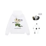 Белый (в комплекте с модным ожерельем и сумкой через плечо)