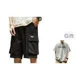 Черный+6614 Фотиния Серый Короткий рукав [Купите с 10 юанями скидкой, свяжитесь с поддержкой клиентов для различных размеров]