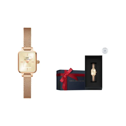 DW DanielWellington Кварцевый механизм Женские часы 15,4мм*18,2мм Золото