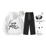 Белый комплект с подкладкой и утеплением (включает модное ожерелье + сумку через плечо)