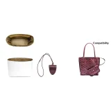 [2-Предметный Комплект] Бордовая Заколка для волос + Мини Подкладка