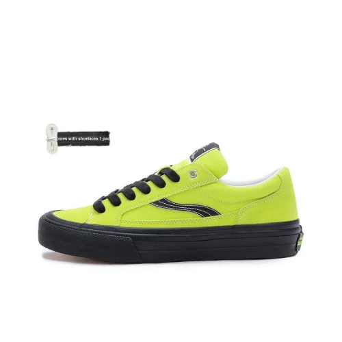 ODDCIRKUS Astley Neon Баланс Устойчивый к истиранию Низ Резистентный Низ Топ Скейтборд Кроссовки Унисекс Лимон